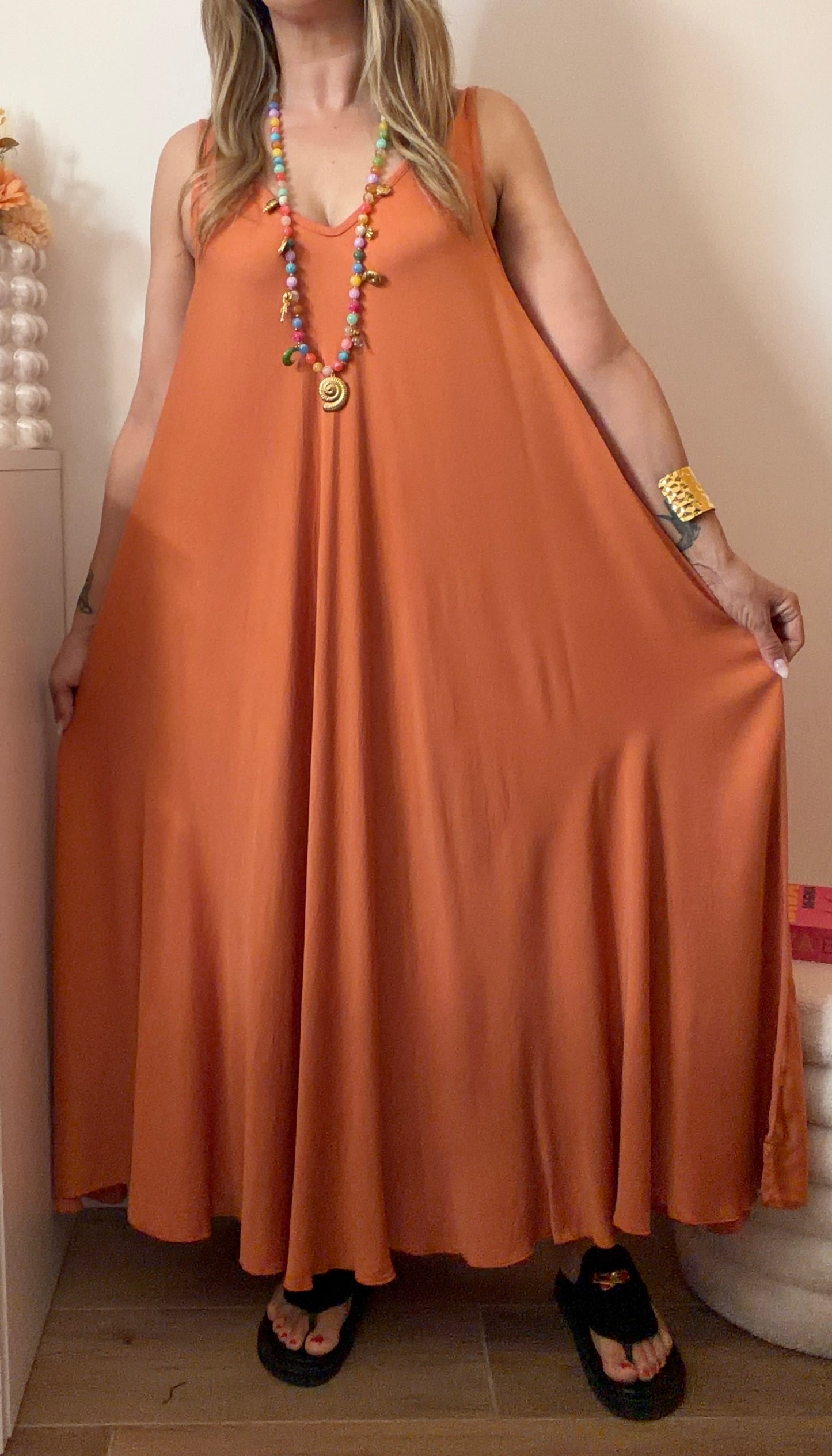 ROBE MAURANE OCRE