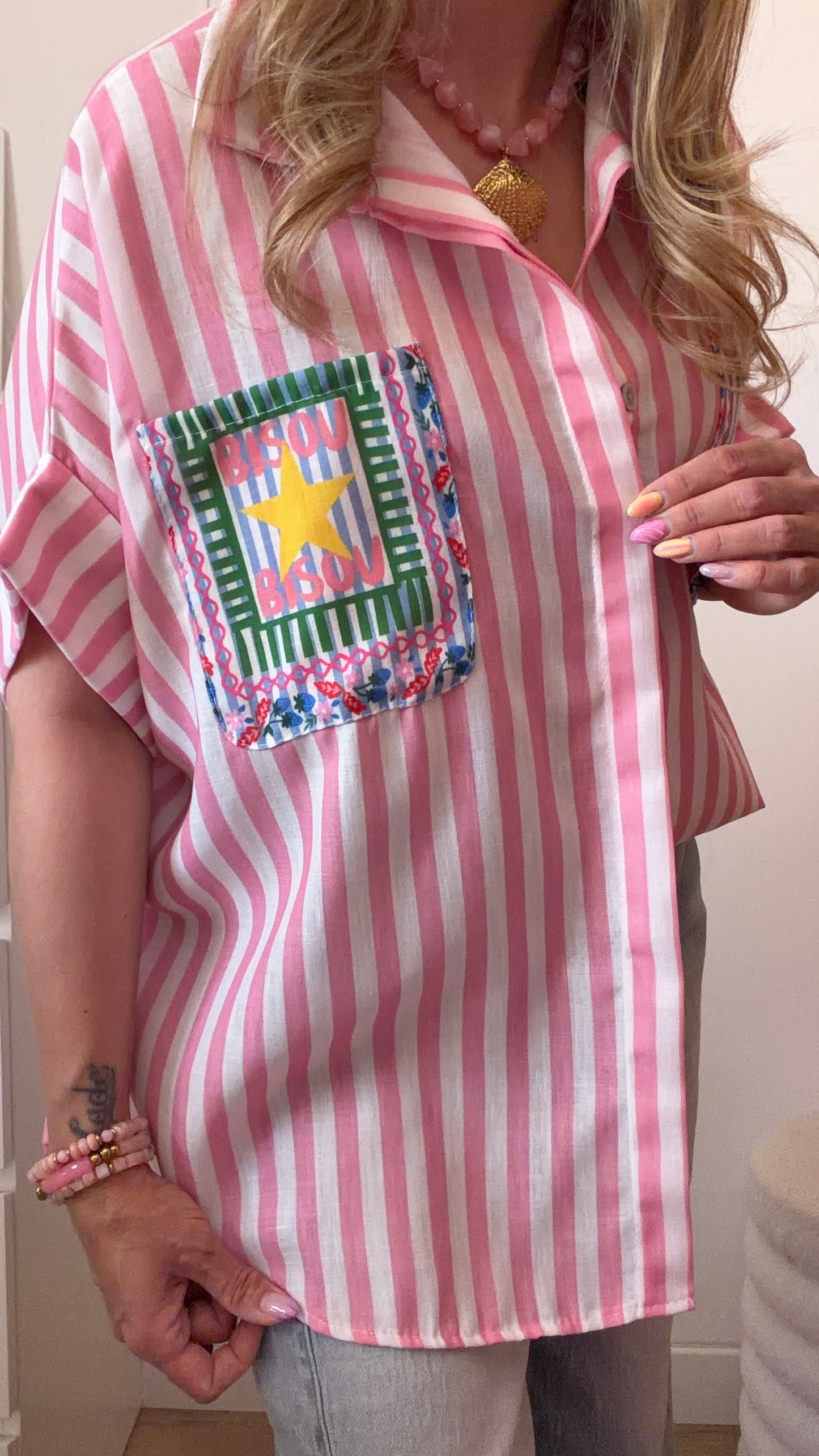 CHEMISE SOLEA ROSE