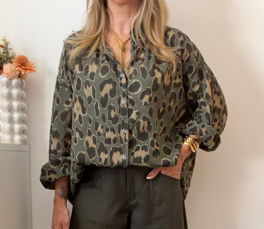 CHEMISE CLEOFA  KAKI