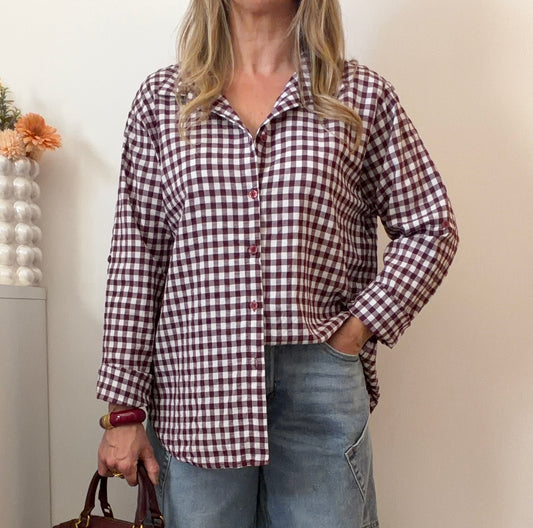 CHEMISE PAMELLA PRUNE