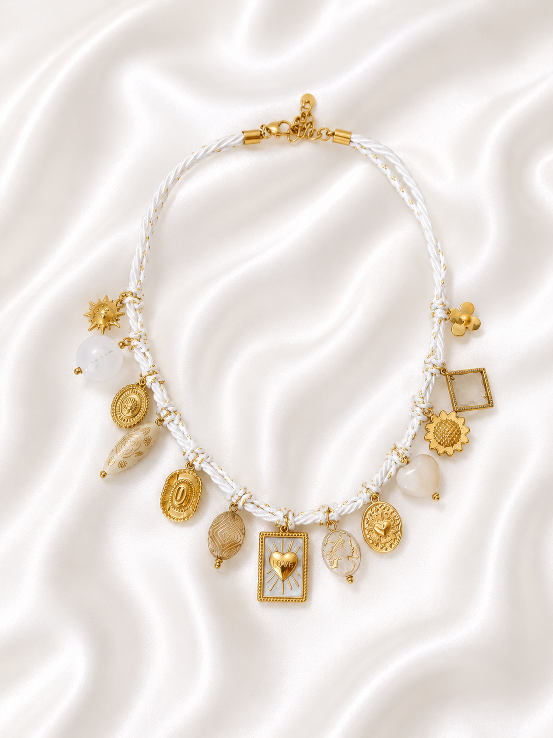 COLLIER COACHELLA BLANC