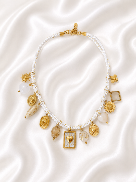 COLLIER COACHELLA BLANC