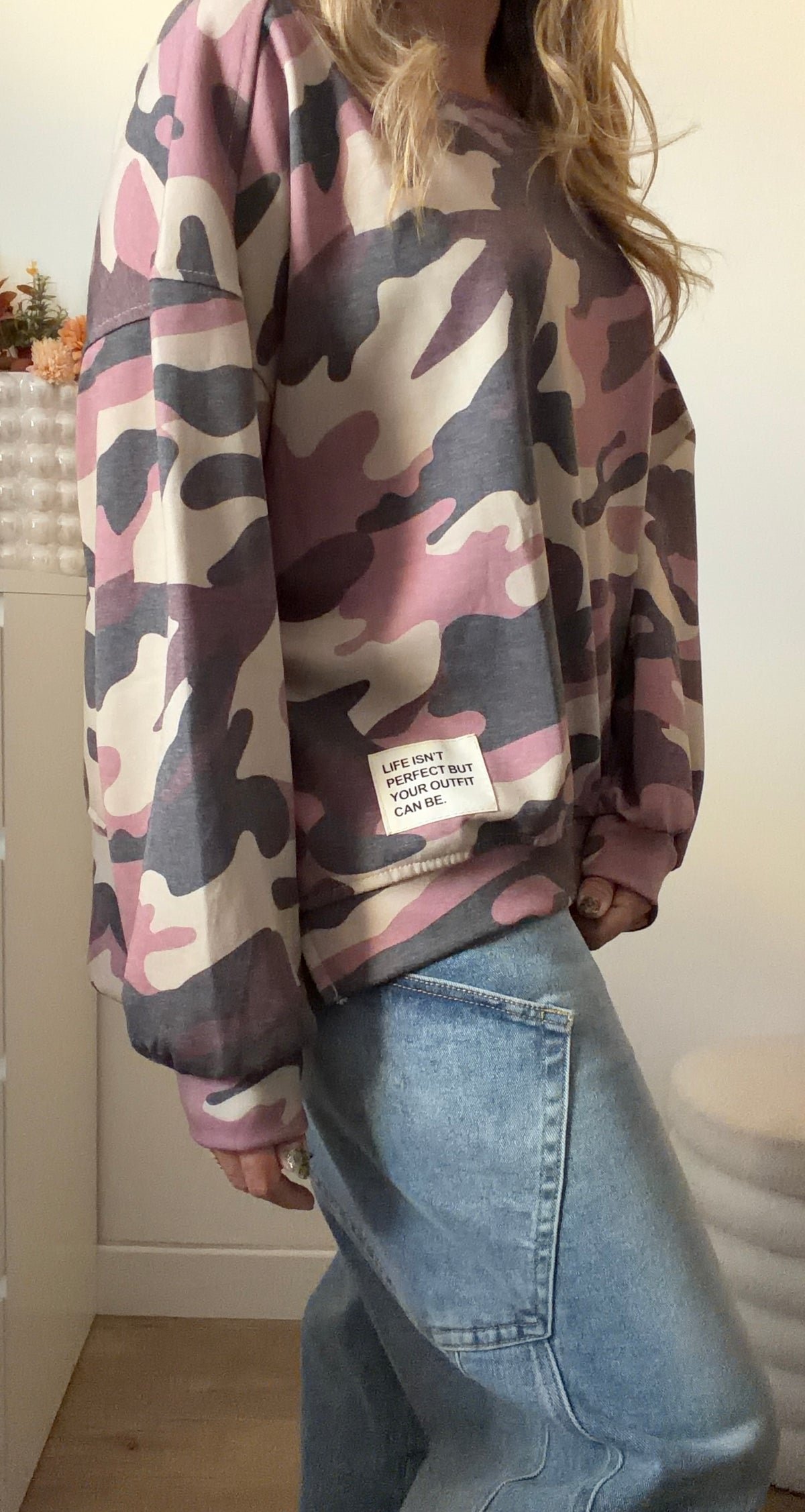 SWEAT CAMOUFLAGE PRUNE PRÉCOMMANDE ENVOI LUNDI