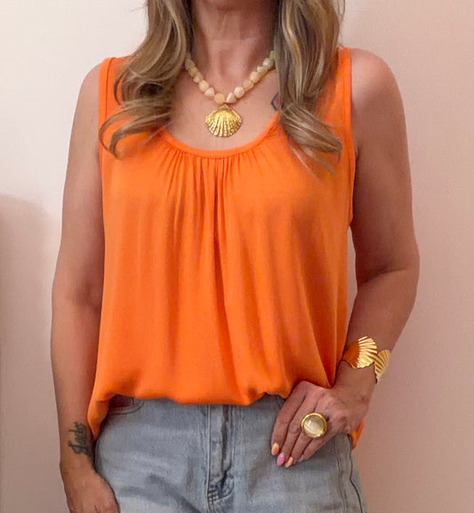 DÉBARDEUR ELISA ORANGE