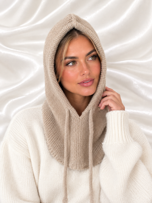 CAGOULE LAINAGE BEIGE