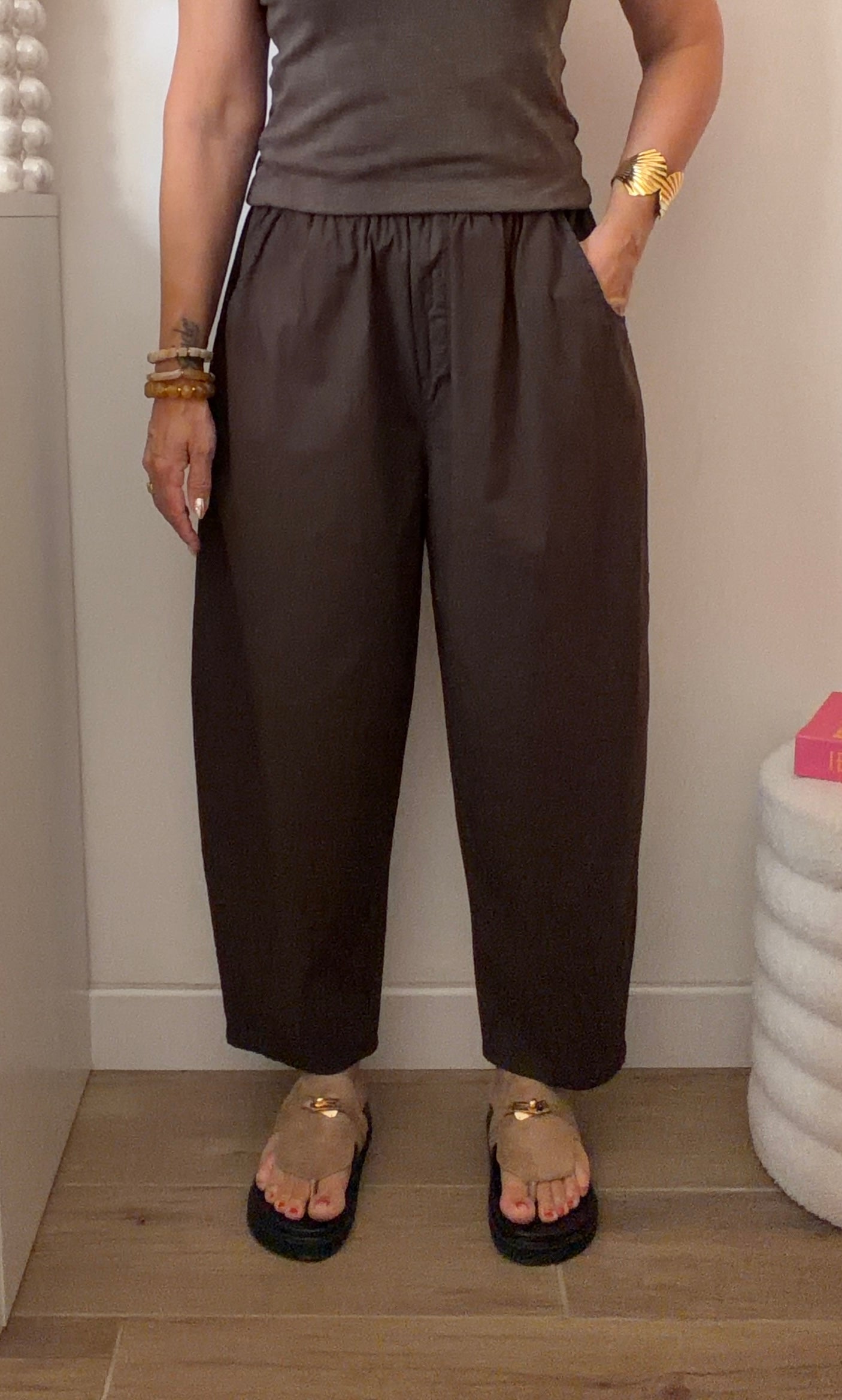PANTALON GABIN CHOCO