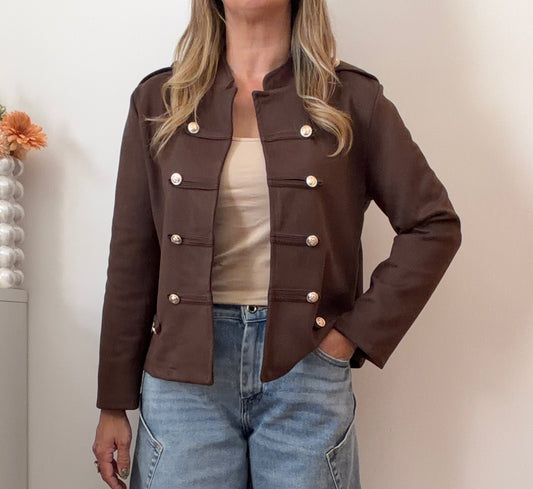 VESTE OFFICIER CHOCO