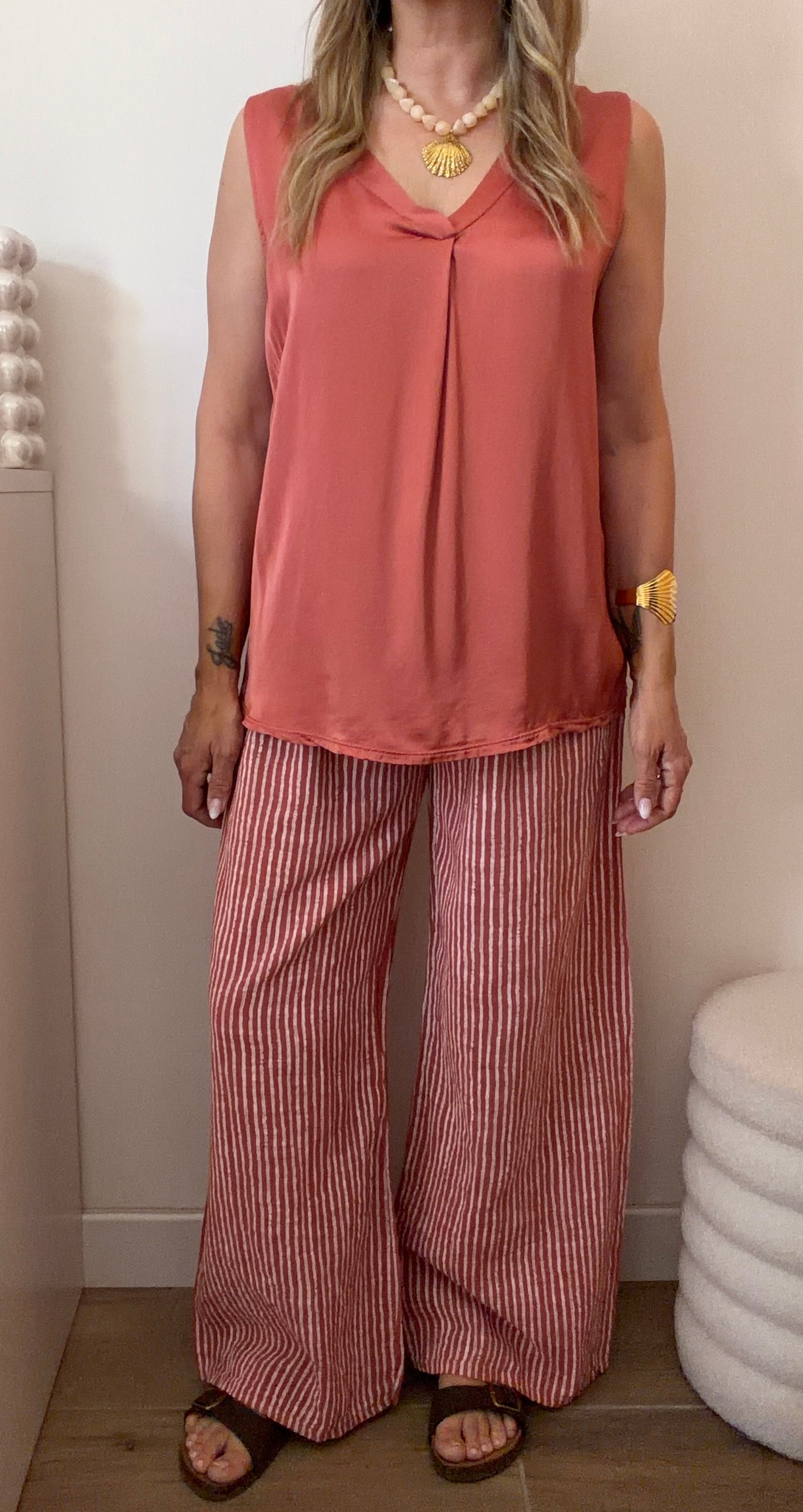 PANTALON GABRIEL TERRACOTTA