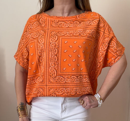 TEE-SHIRT BANDANA ORANGE
