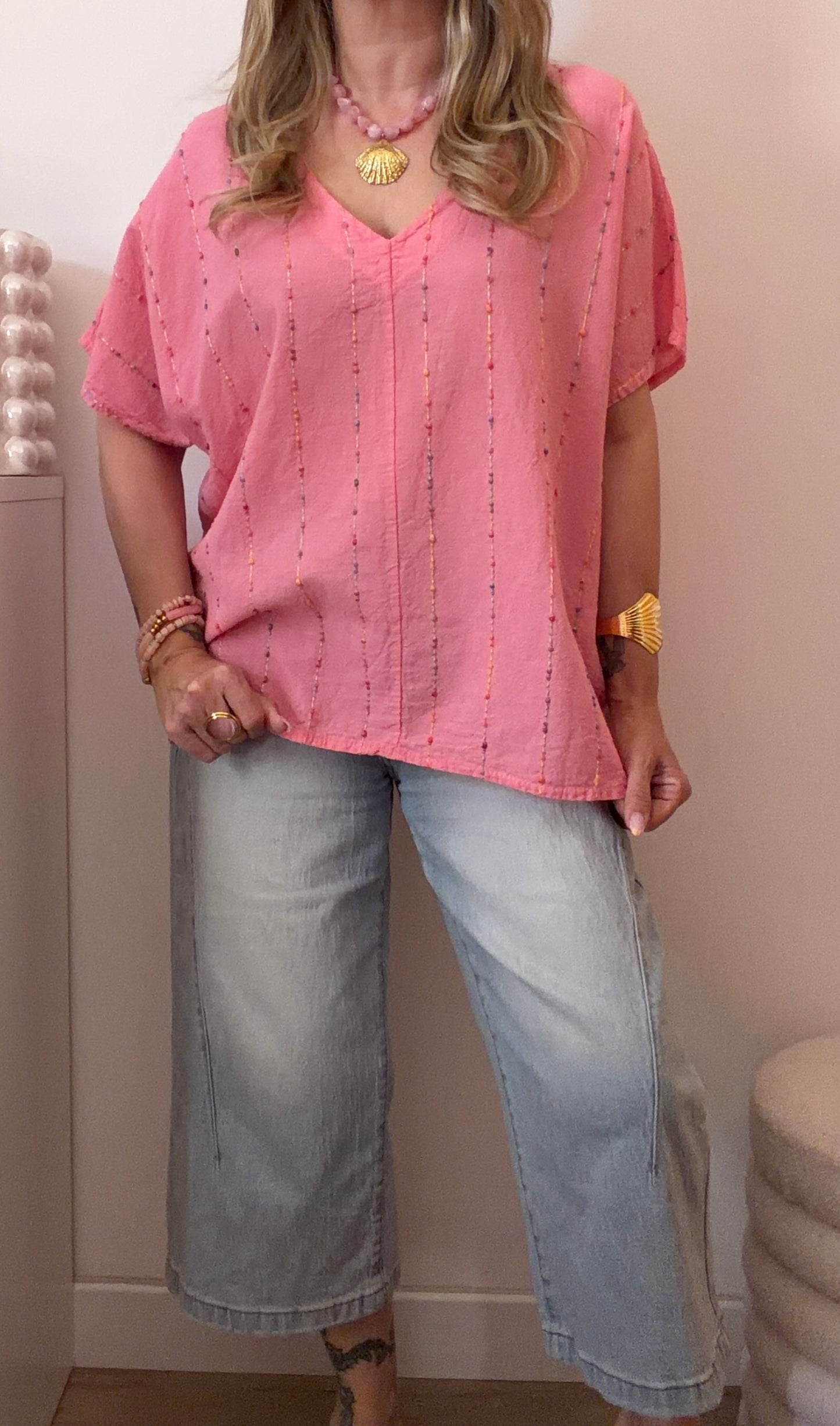 HAUT DÉLIA ROSE