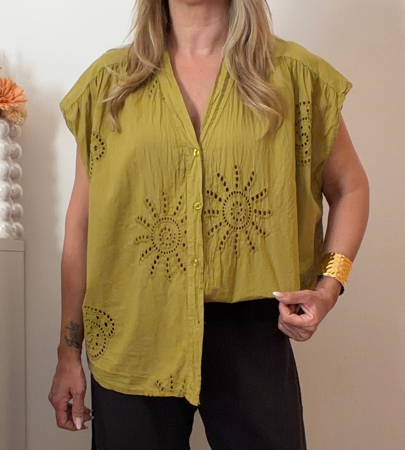 BLOUSE FIDJI OLIVE