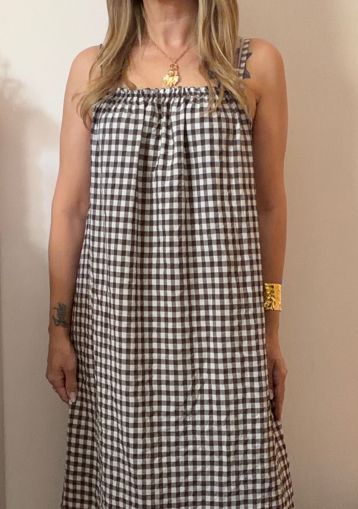 ROBE VICHY CHOCO