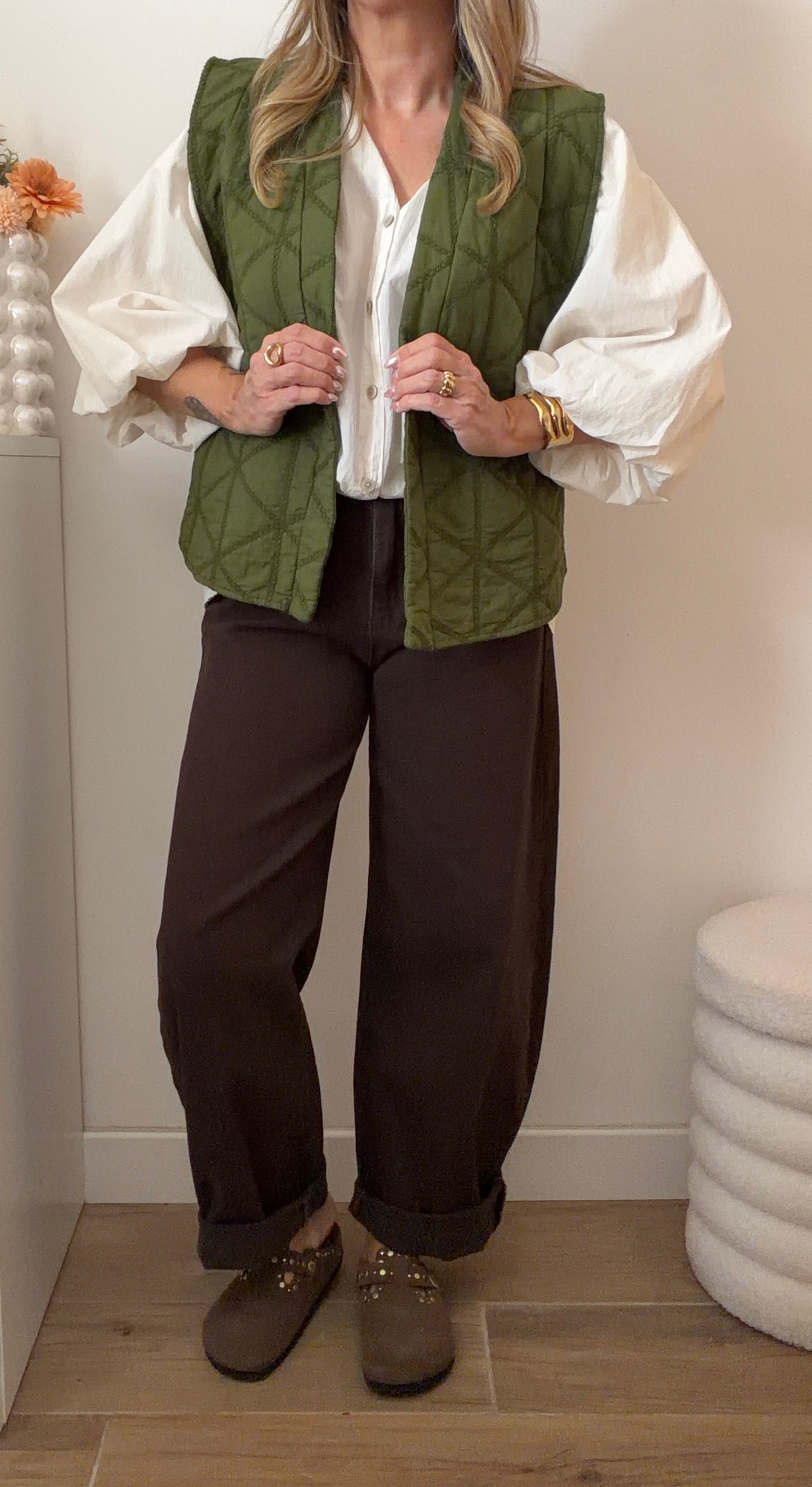 GILET MARIUS OLIVE