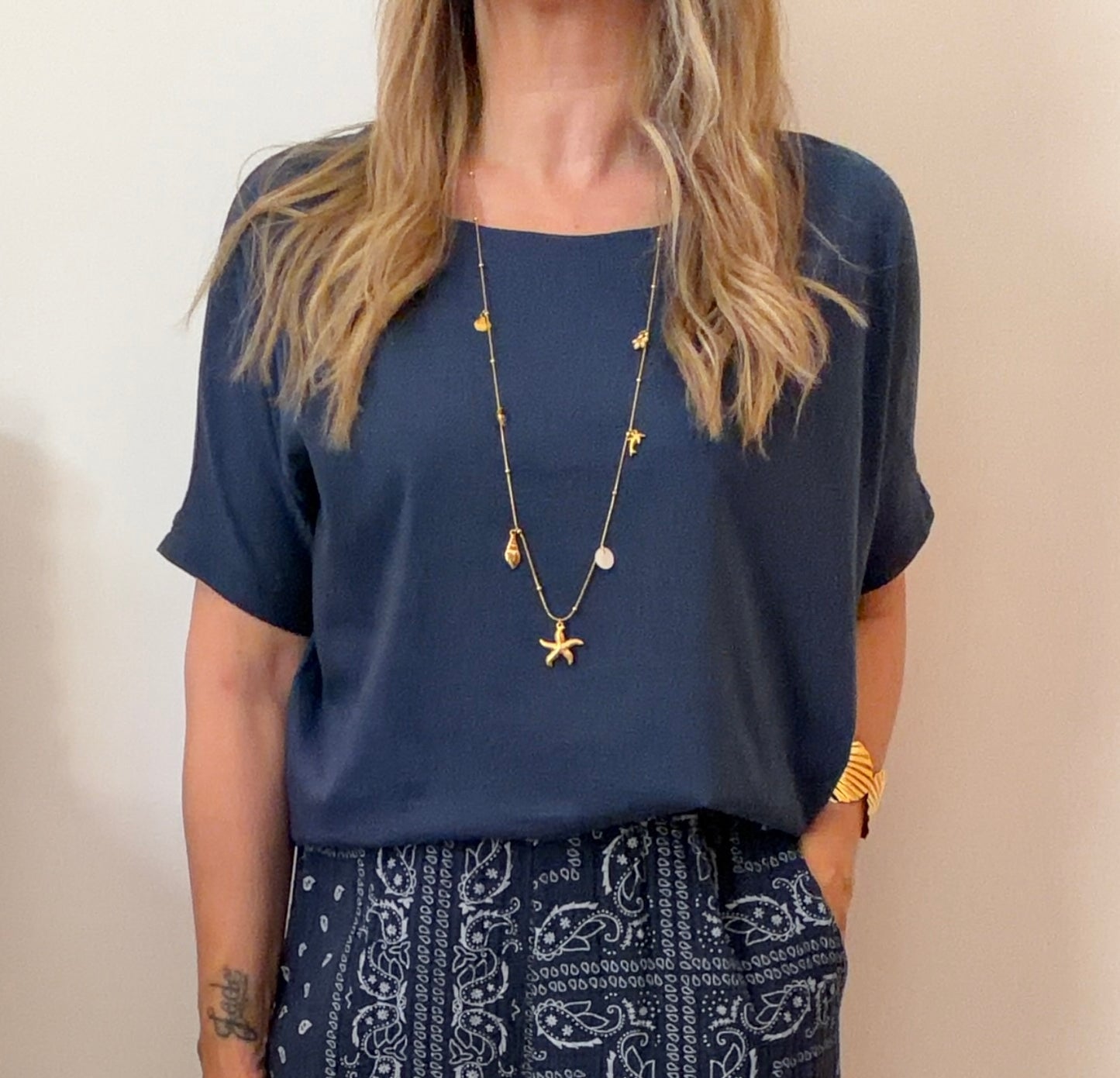 TEE-SHIRT SELENA MARINE
