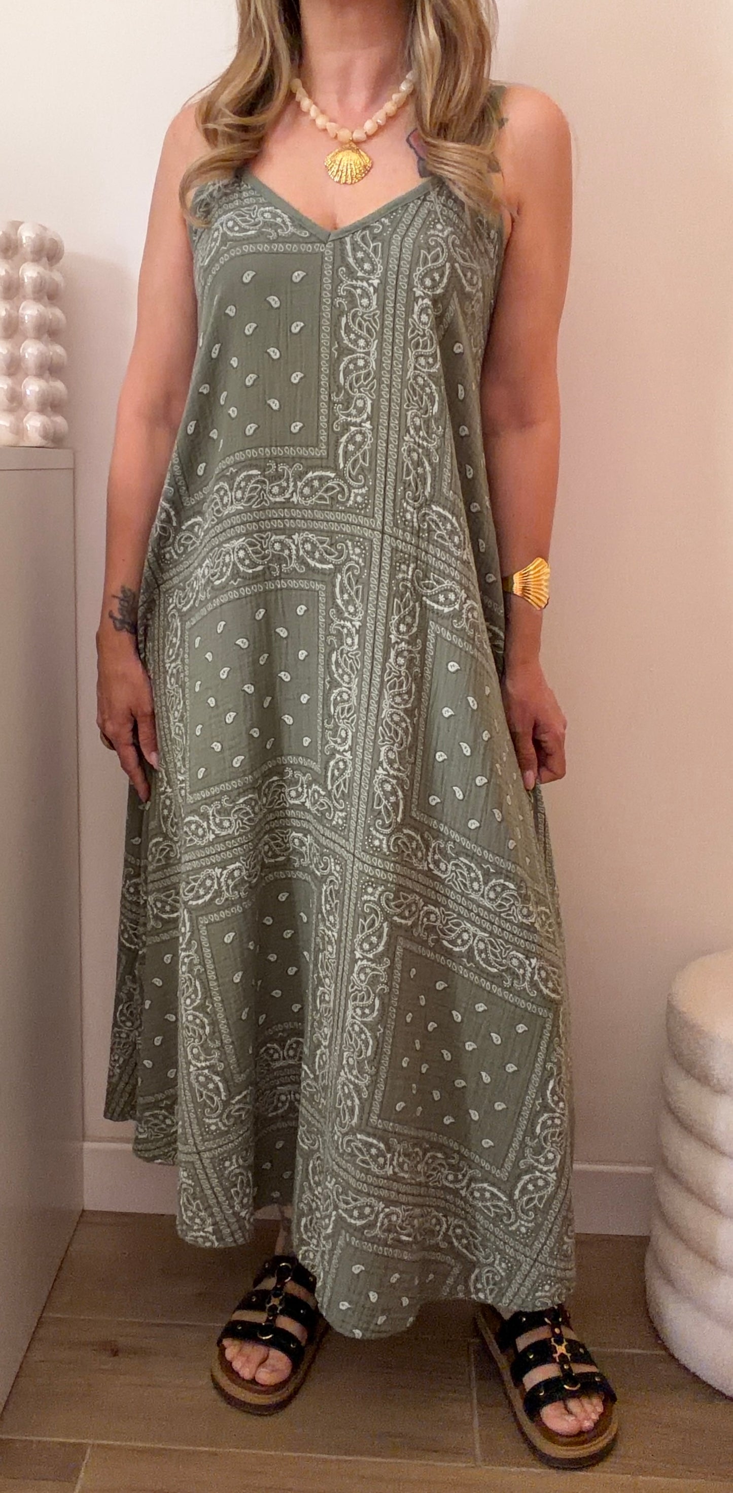 ROBE BANDANA KAKI