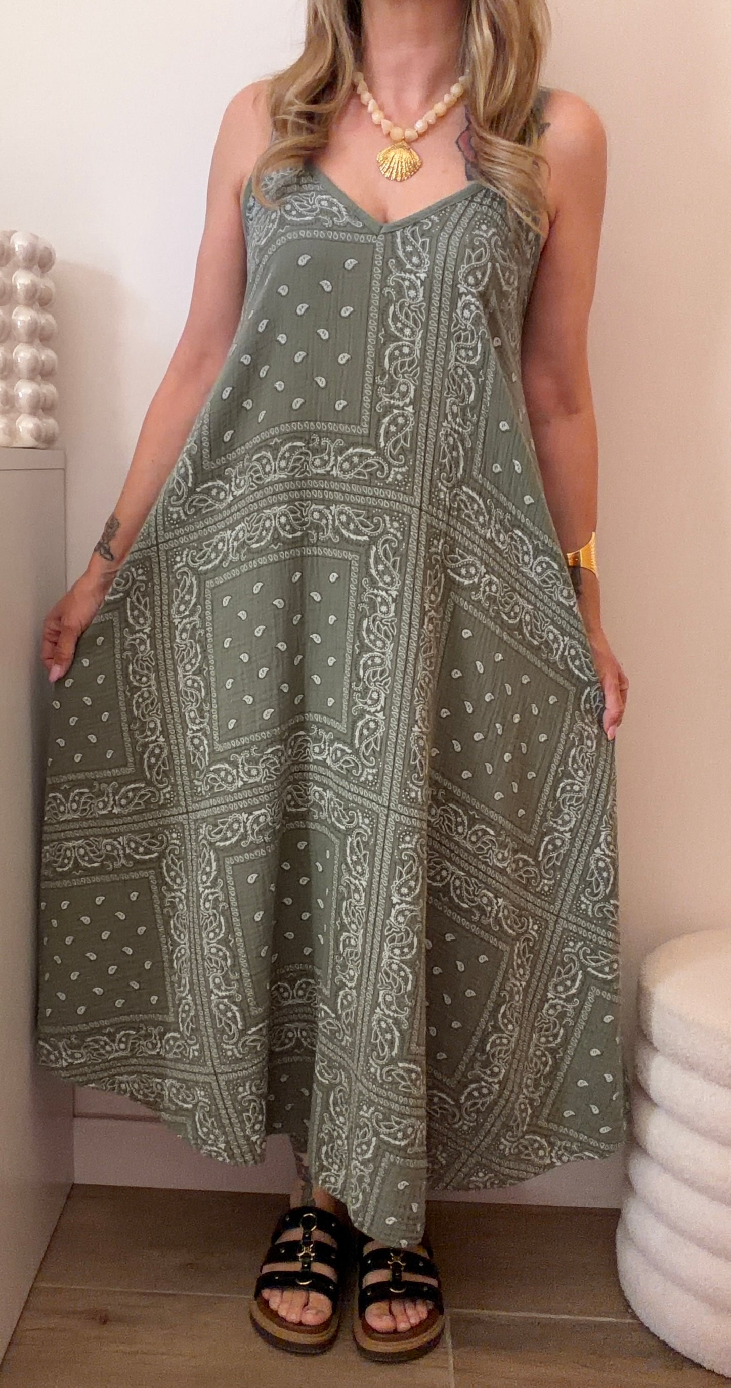 ROBE BANDANA KAKI