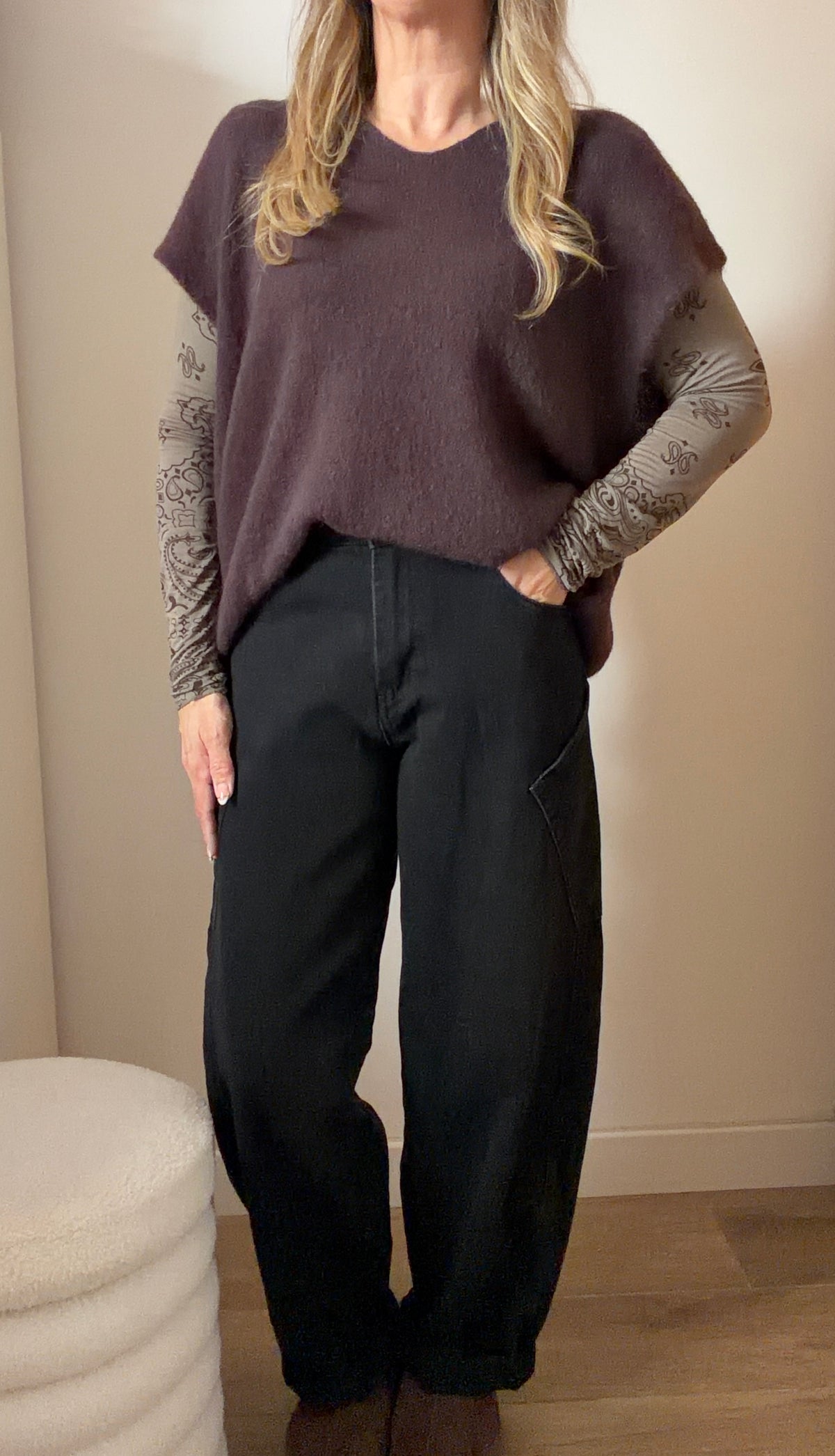 PULL COLOMBE CHOCO