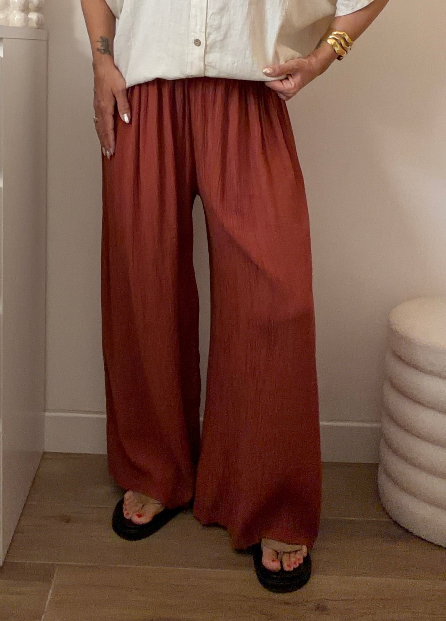 PANTALON MAGIQUE TERRACOTTA