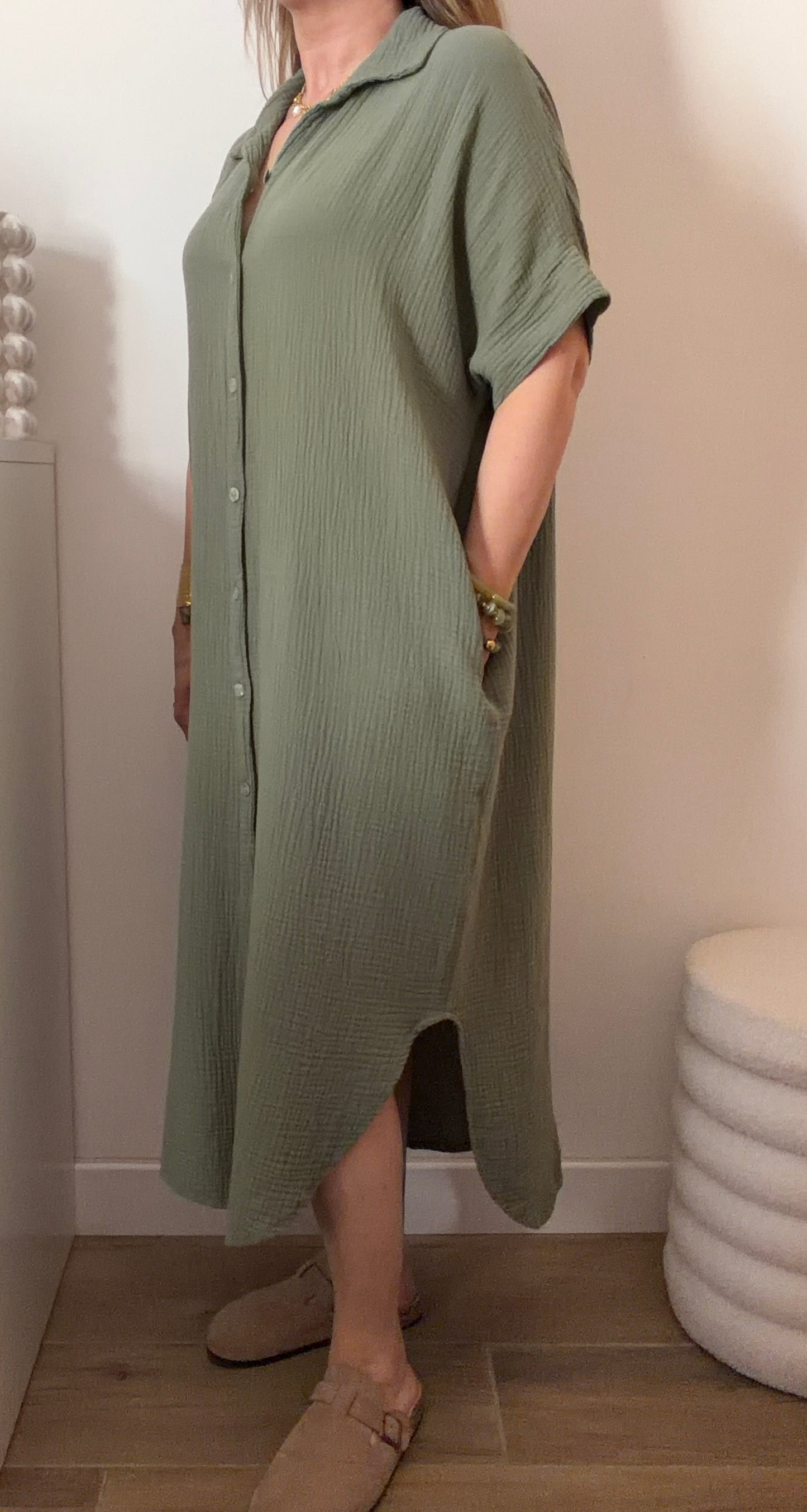 ROBE SONIA KAKI