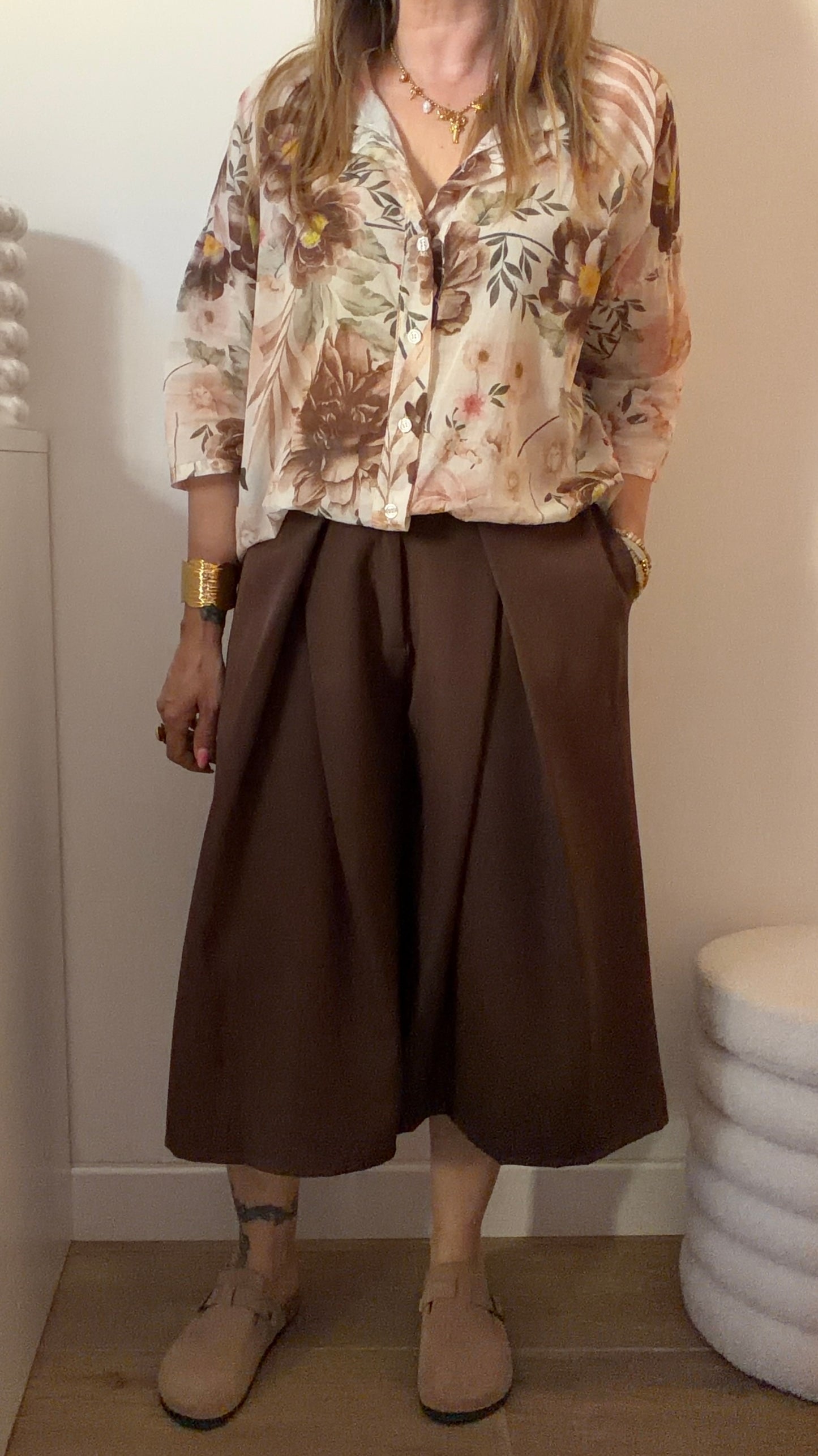 CHEMISE FLAVIE CHOCOLAT