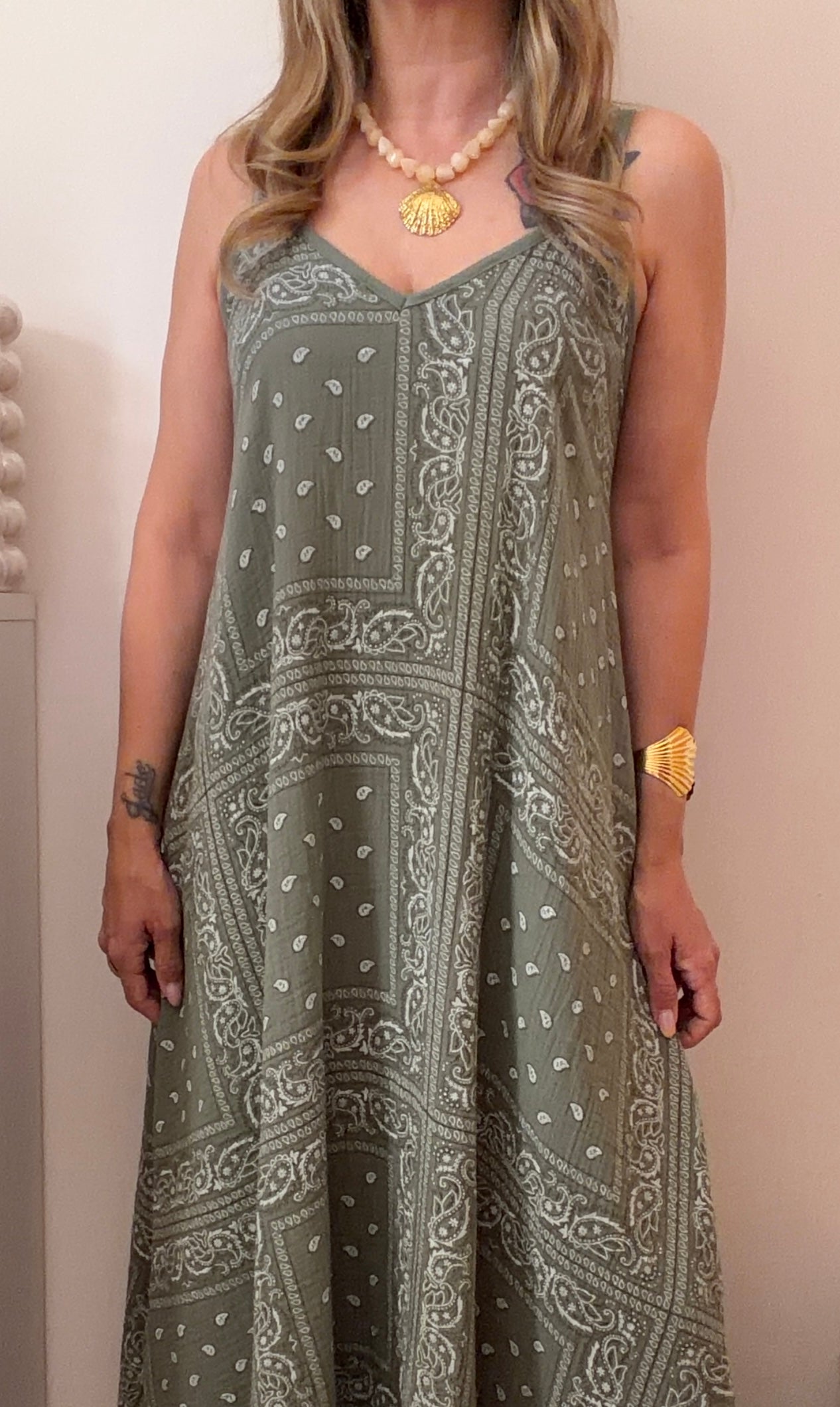 ROBE BANDANA KAKI