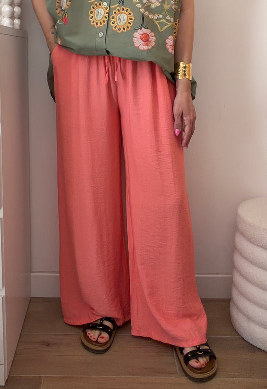 PANTALON CLOVIS CORAIL