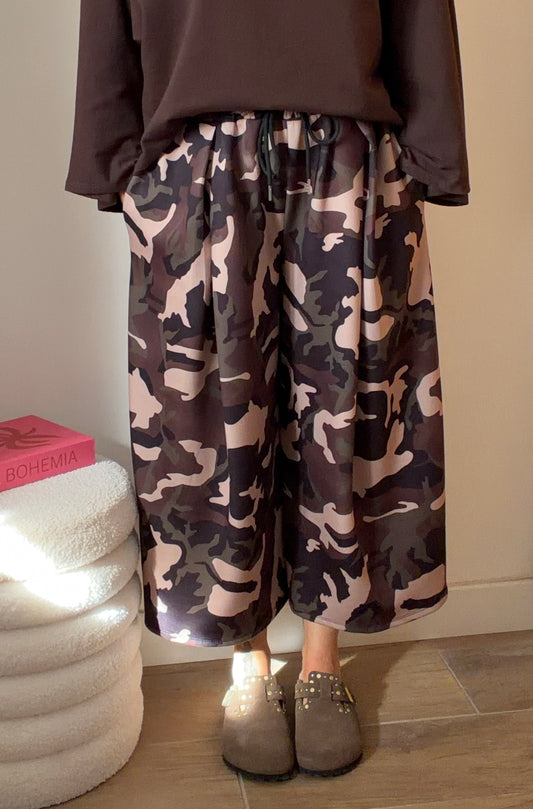 PANTALON JOGG 7/8eme CAMOUFLAGE