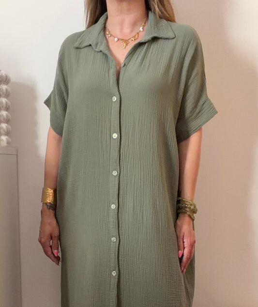 ROBE SONIA KAKI