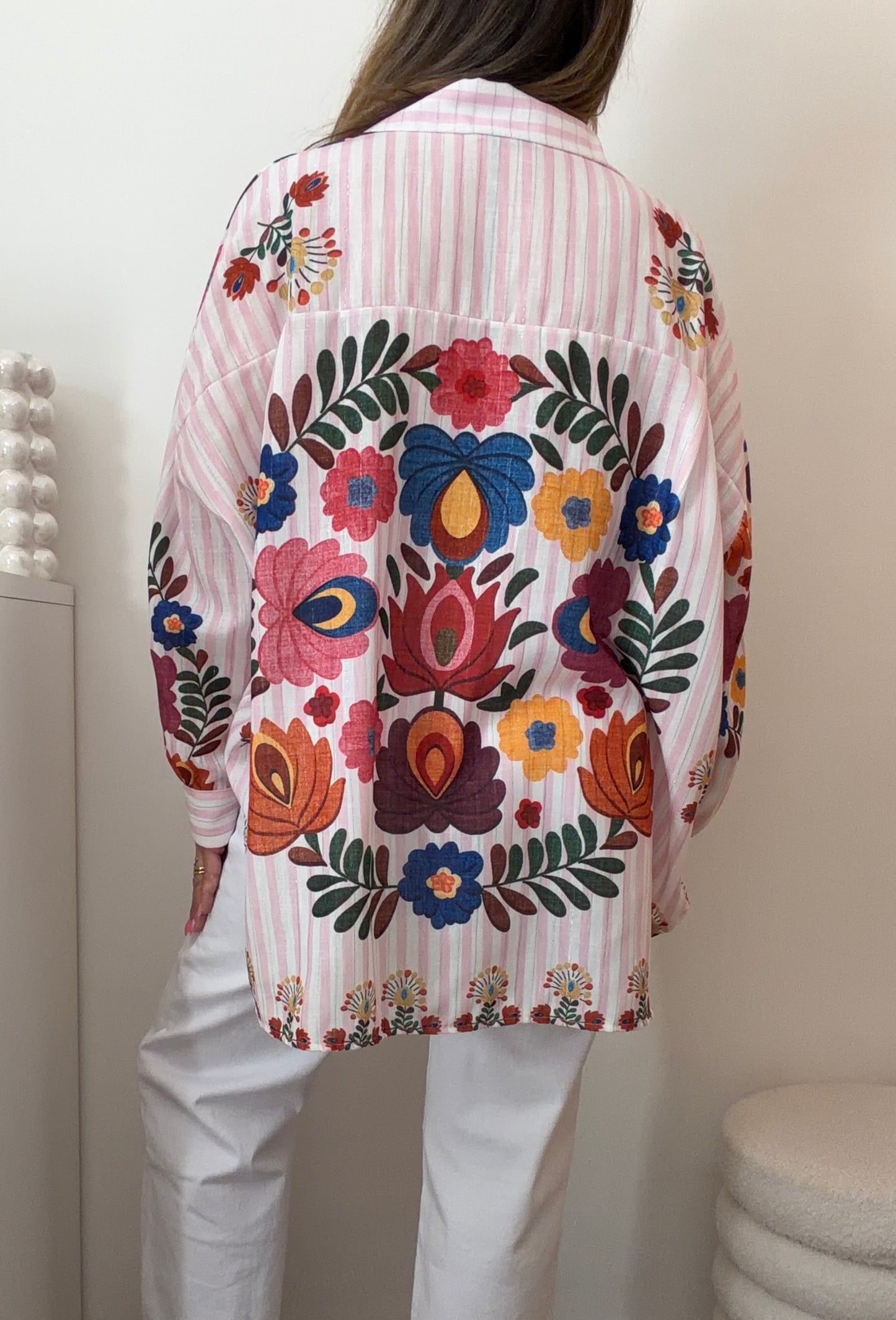 CHEMISE GARANCE ROSE
