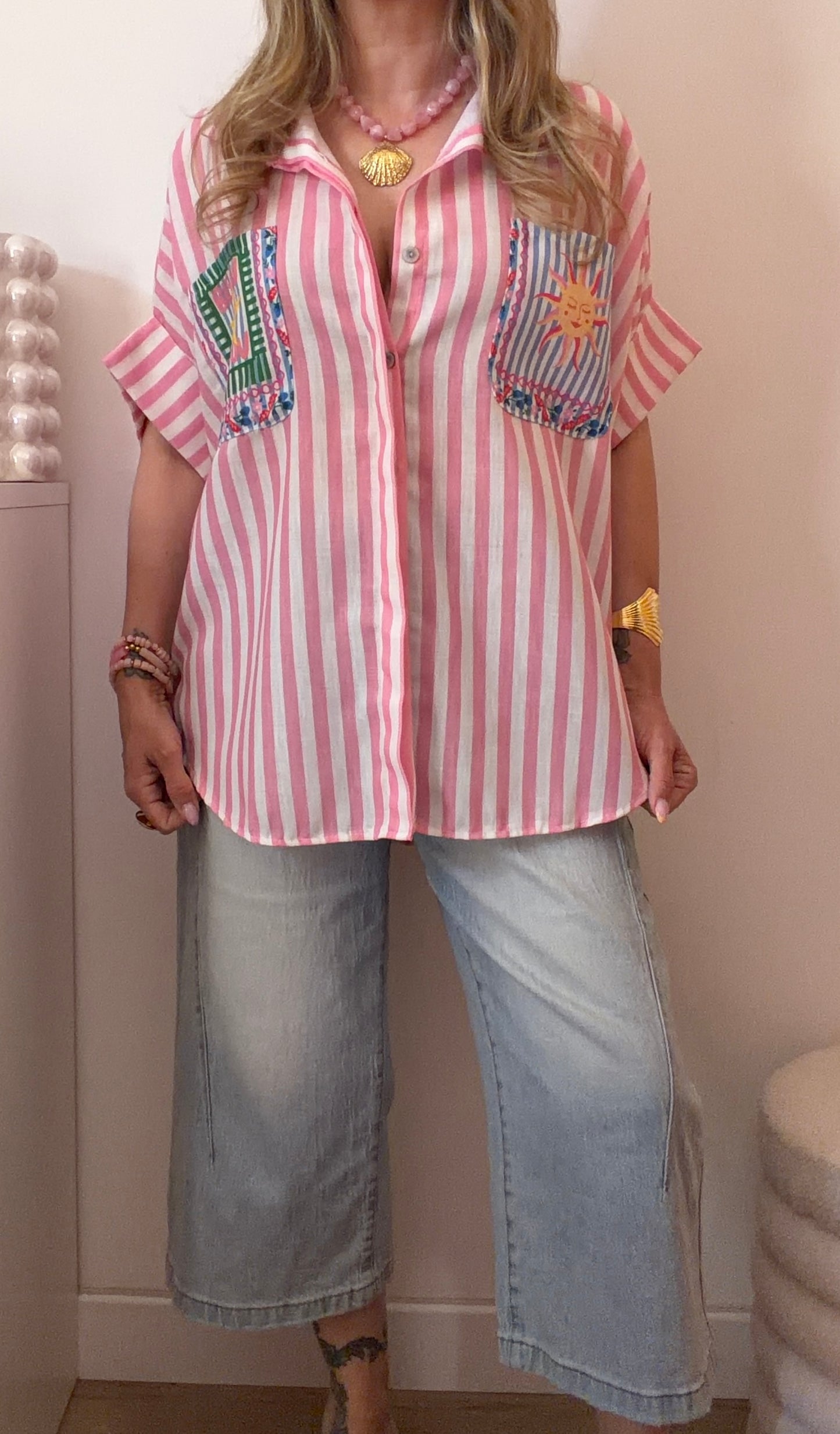 CHEMISE SOLEA ROSE