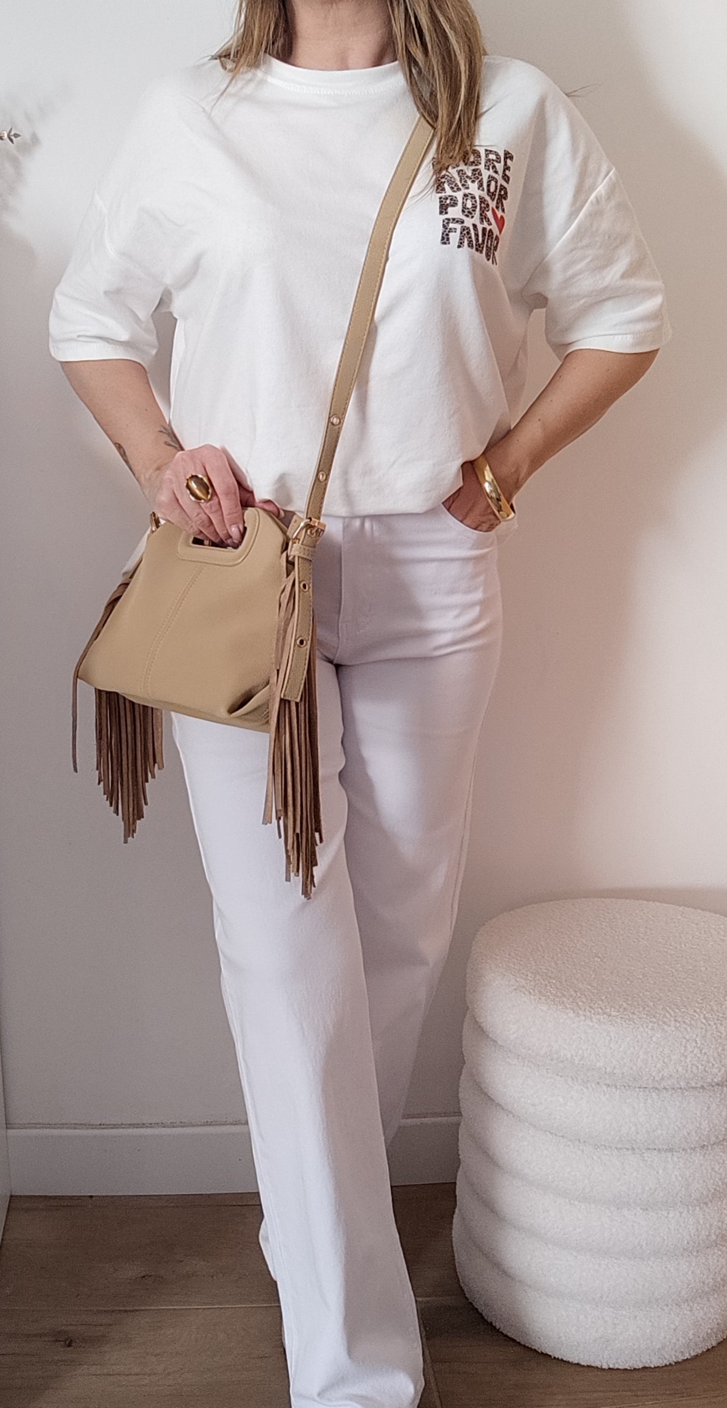 JEAN WIDE BLANC (34 au 48)