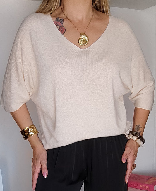HAUT ASTRID ÉCRU