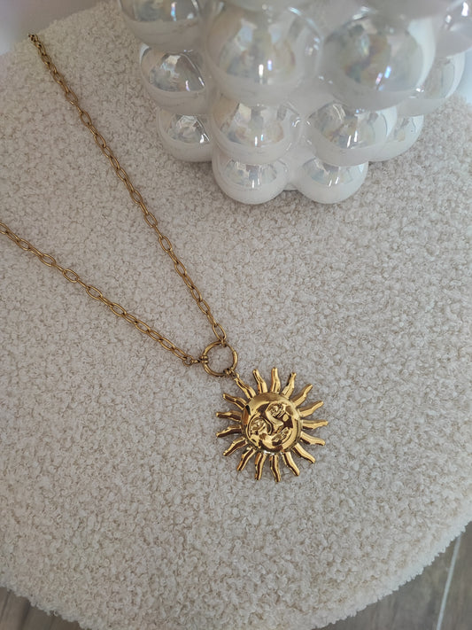 COLLIER SAUTOIR SOLEIL
