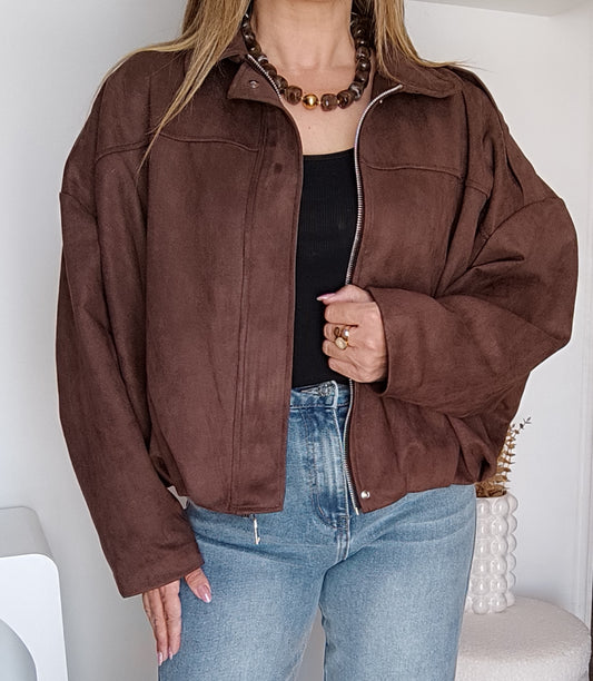 VESTE BONNIE MARRON