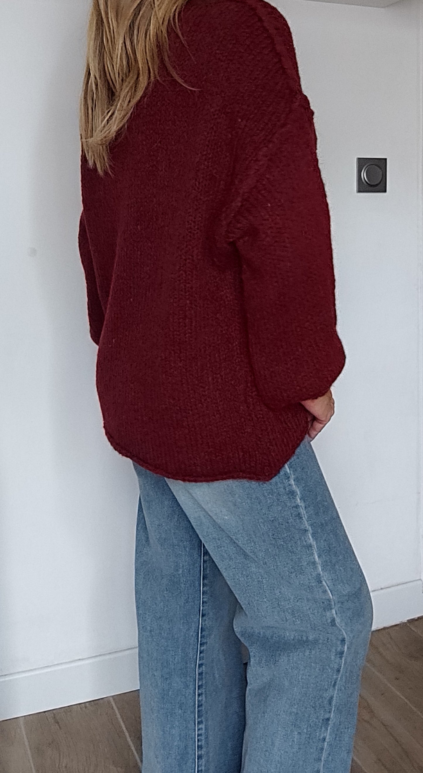 PULL TIMÉO BORDEAUX
