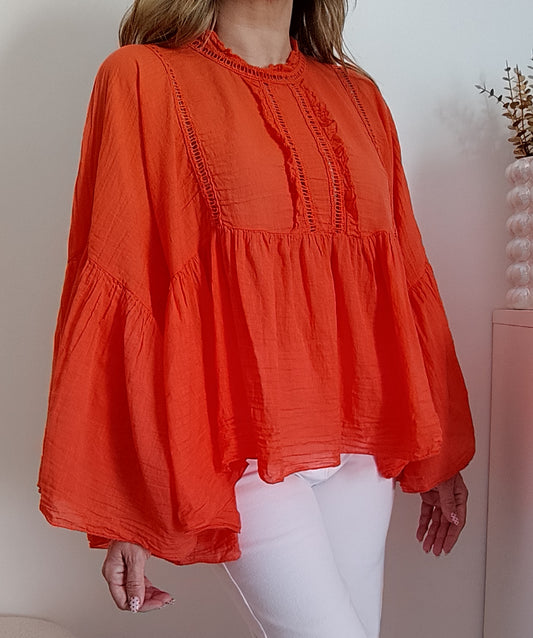 BLOUSE STELLA CORAIL