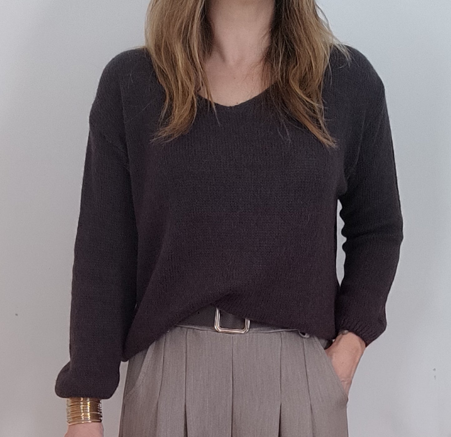 PULL LINDSAY CHOCOLAT