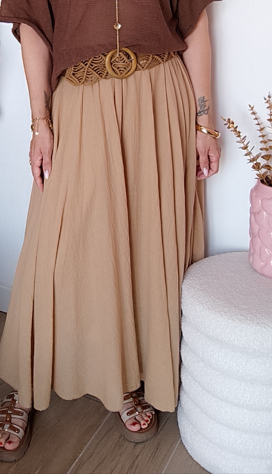 JUPE BÉRANGÈRE CAMEL