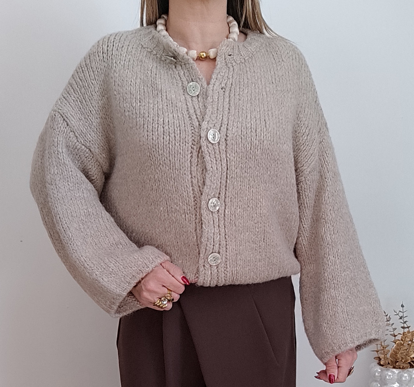 GILET SOAN BEIGE