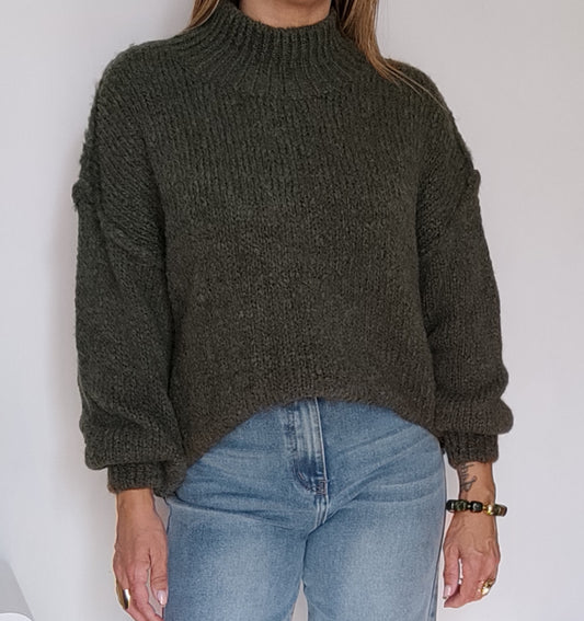 PULL TIMÉO KAKI
