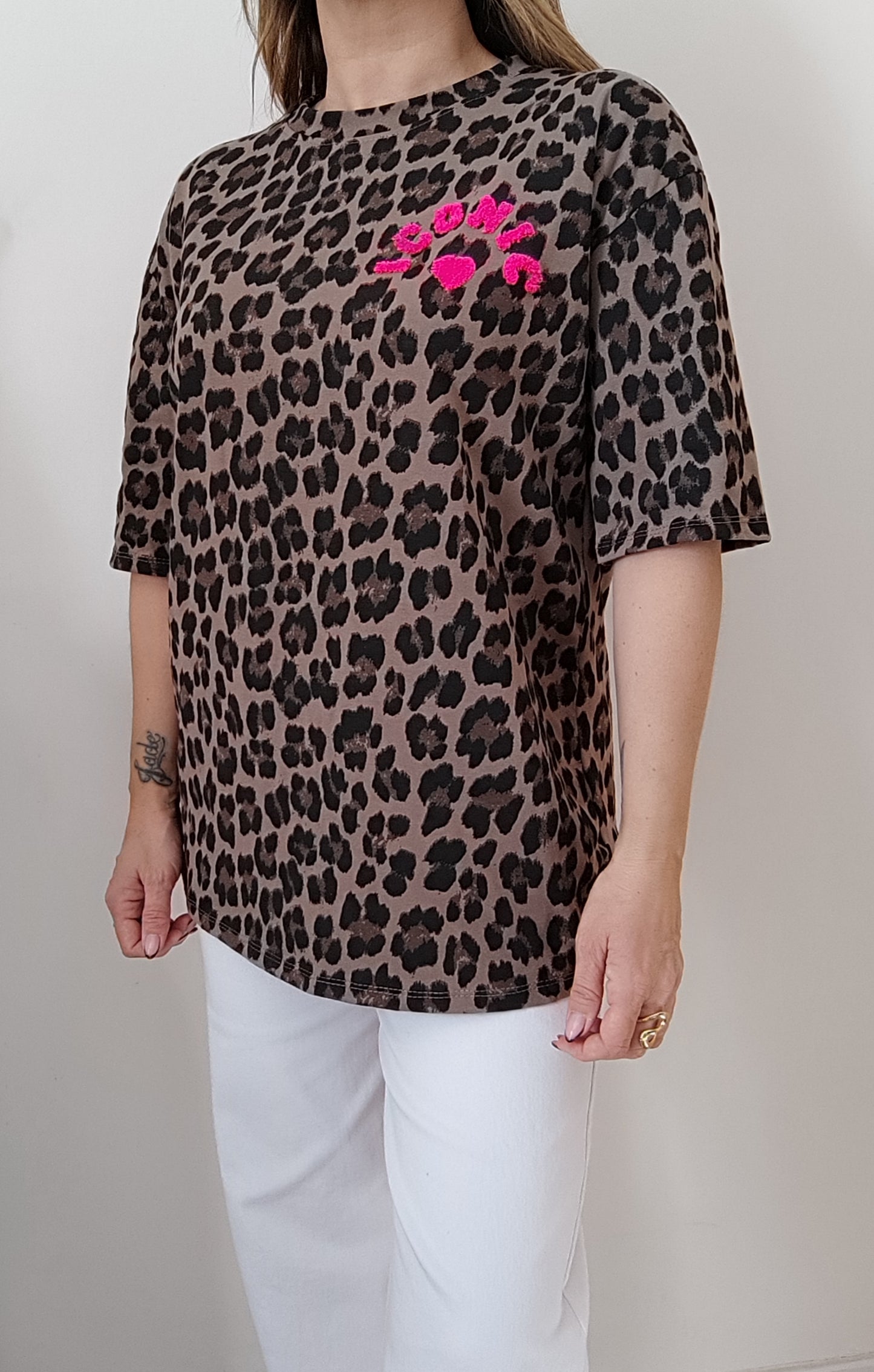 TEE-SHIRT LÉOPARD ICONIC
