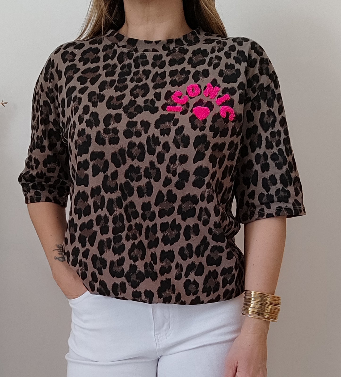 TEE-SHIRT LÉOPARD ICONIC