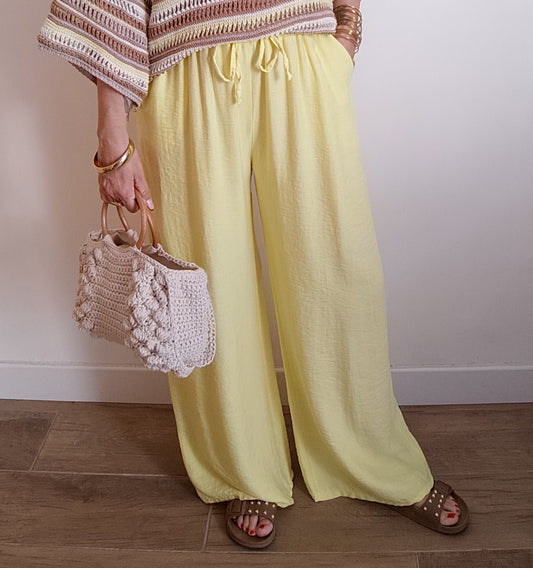 PANTALON CLOVIS JAUNE