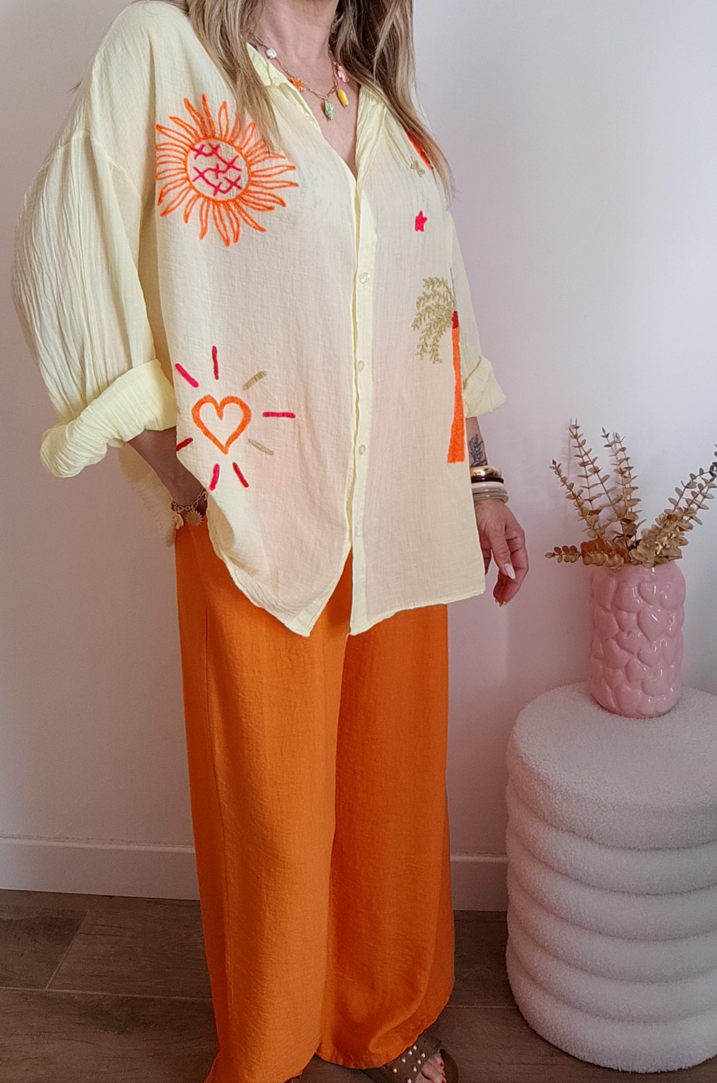 PANTALON CLOVIS ORANGE