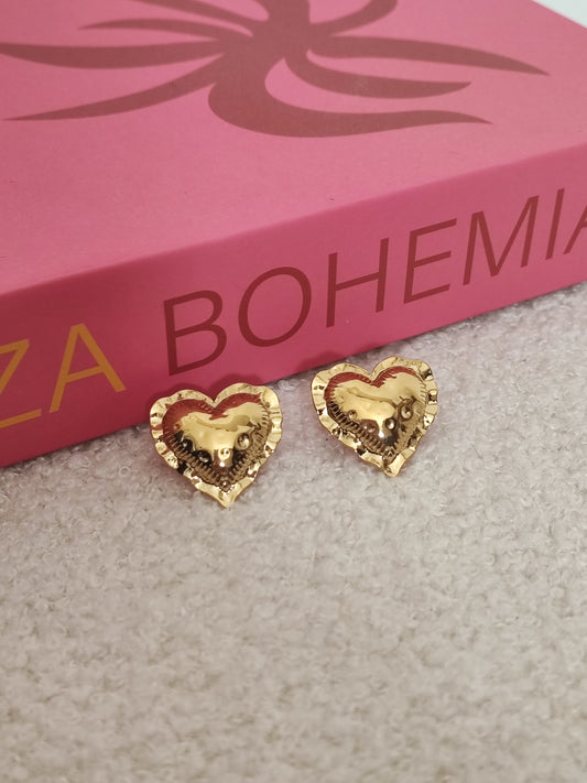 BOUCLES D'OREILLES CŒUR