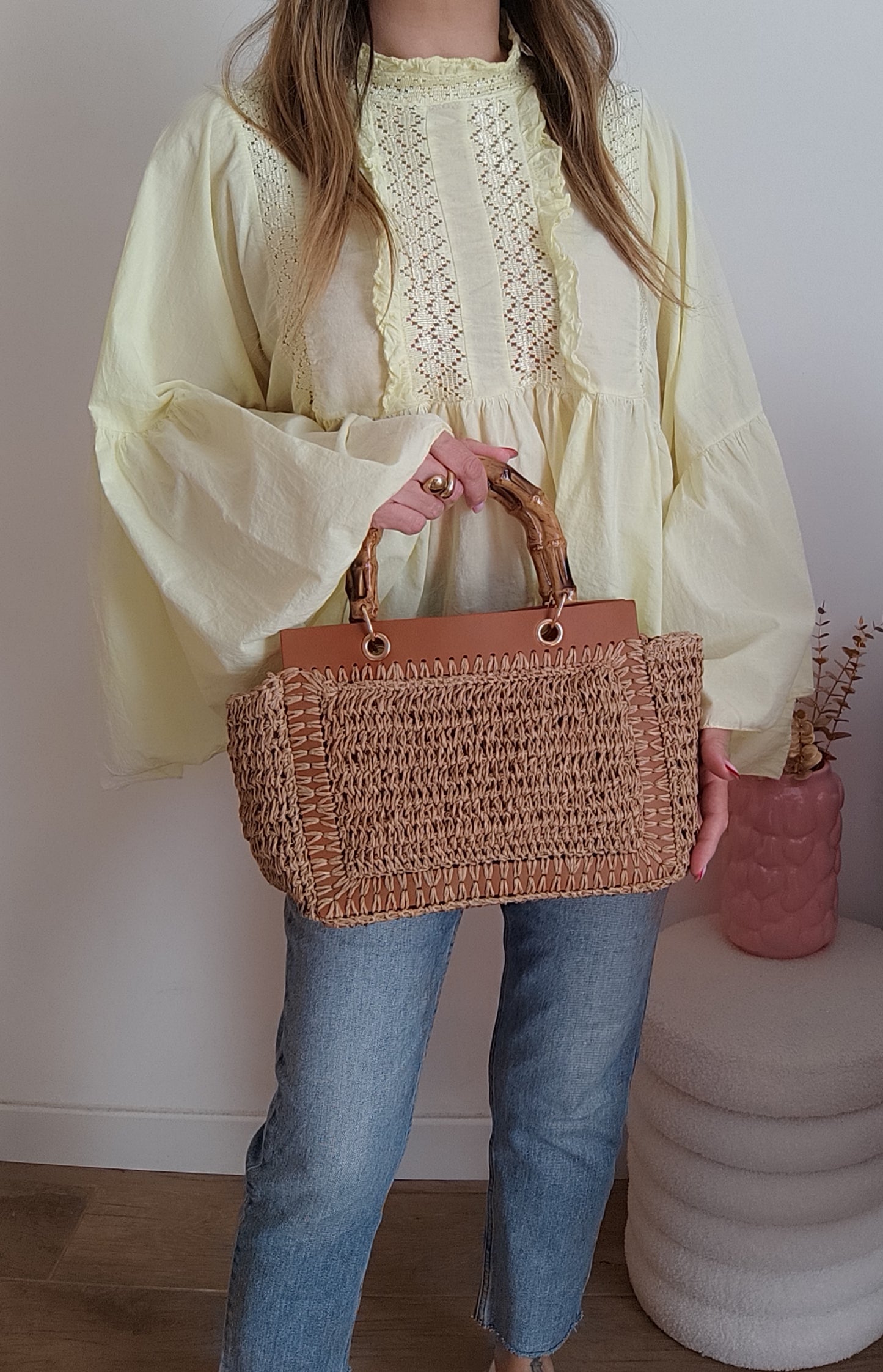 BLOUSE STELLA JAUNE