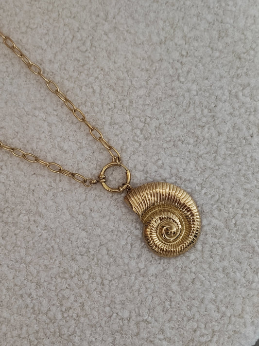 COLLIER SAUTOIR ESCARGOT
