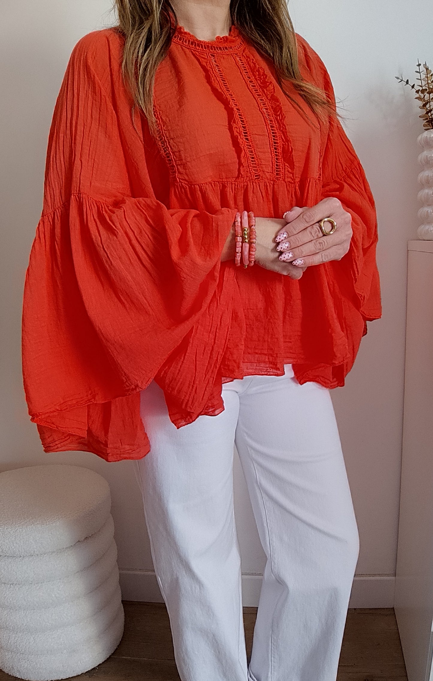 BLOUSE STELLA CORAIL