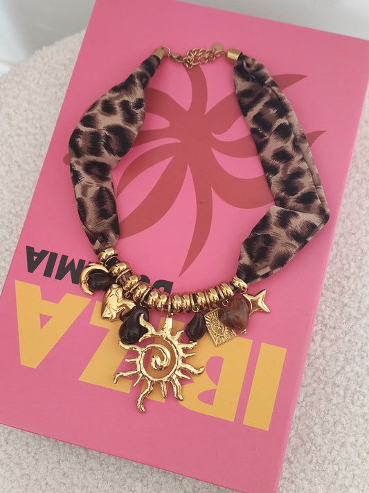 COLLIER LÉOPARD