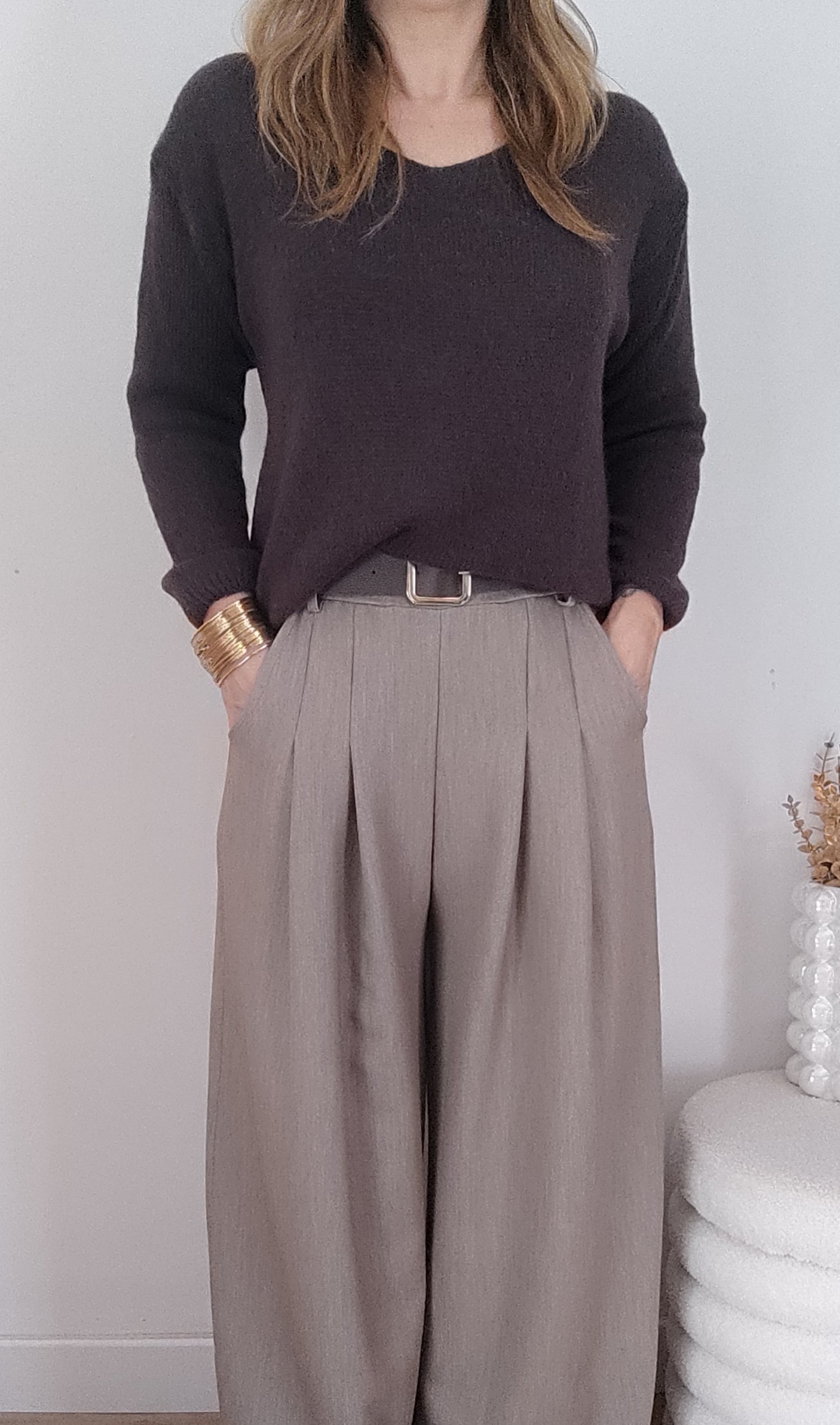 PULL LINDSAY CHOCOLAT